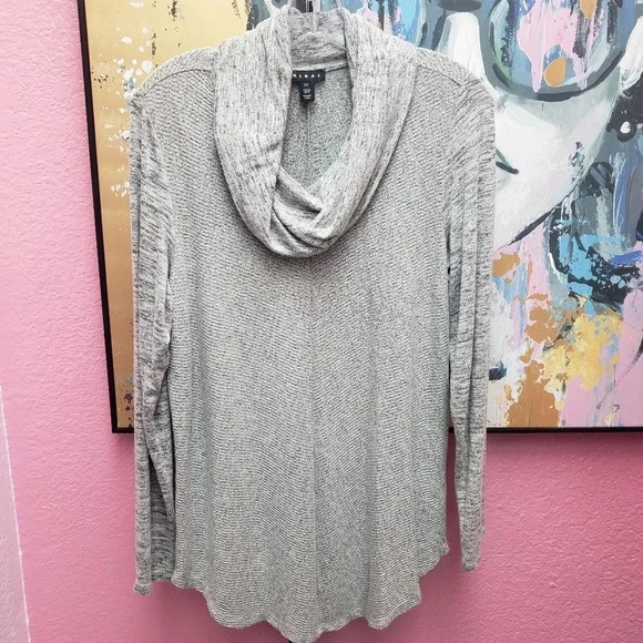 Tribal Gray Heathered Long Sleeve Sweater Size L - Picture 1 of 3